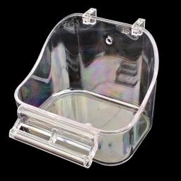 Caixa banho para papagaio, banheira para gaiola pássaros pequenos, acessórios para gaiola pássaros pequenos - Image 3