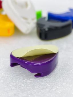 6 peças de plástico para suporte de palheta de guitarra com suporte adesivo (cor aleatória, palhetas não incluídas) Acessórios para guitarra - Image 4