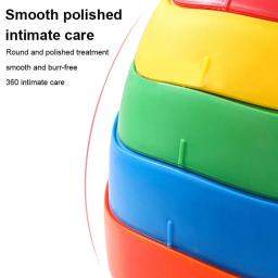 Pedra Sensorial Equipamento De Treinamento, Ensinando Aids, Blocos Empilháveis, Equilíbrio De Pedra, Stepping Stones, Brinquedo Para Crianças Autistas, 5Pcs - Image 5