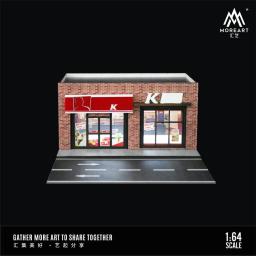 MoreArt-restaurante iluminação versão de um modelo cena, estacionamento para exibição, presentes, coleção, 1:64 - Image 2