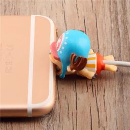 Anime Cable Bite Protector para iPhone, USB Cable Organizer, Luffy Zoro Winder, Brinquedos Kawaii, Presente das crianças, 1 Pc - Image 4