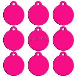 Alumínio telefone charme chaveiros, forma redonda, telefone Tag, pet fornecimentos, liga, cão, gato, loja, placa Lable, atacado, 20pcs - Image 6