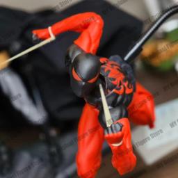 Messtooys escarlate vizinho spiderman figura ct brinquedos preto vermelho homem aranha estatueta bagunça brinquedos figura de ação modelo presentes brinquedos do miúdo - Image 5