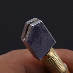 Cortador de vidro diamante profissional portátil lâmina roda antiderrapante alça metal 175mm para diy telha espelho artesanato corte ferramentas manuais - Image 5