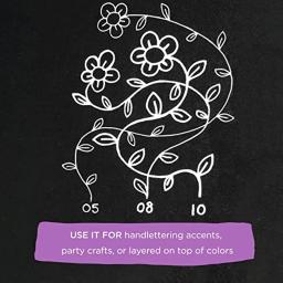 3 pçs sakura gelly rolo gel canetas destaque marcador para diário arte desenho clássico tinta branca ponto sortido fino médio negrito - Image 5