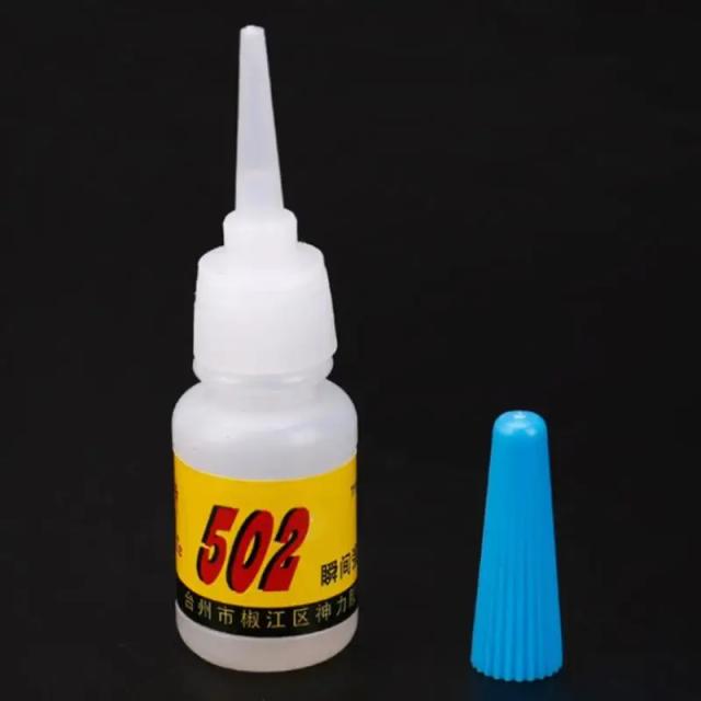 Super Cola Cianoacrilato 502 - Adesivo Rápido e Forte para Escritório e Artesanato, 50g