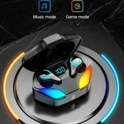 Fone de ouvido Bluetooth sem fio X1, fones de ouvido ao ar livre, 5.3 com display de carregamento, Touch Control Earbuds para música - Image 5