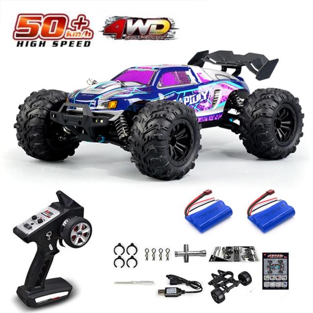 ZWN 1:16 75km/h 4WD RC Car Monster Truck com LED - Alta Velocidade
