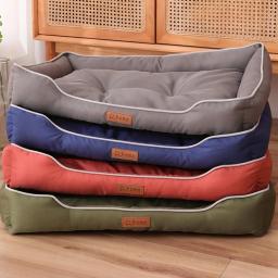 Cama do cão impermeável com apoio de braço, sofá do cão, antiderrapante, almofada Bolster aconchegante, cães pequenos, lavável, extra para cães - Image 2