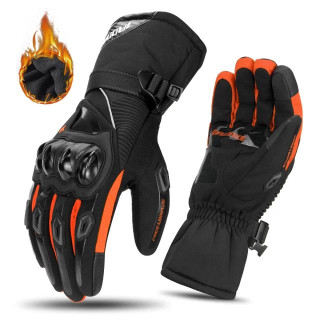 Luvas de Motocicleta Impermeáveis e à Prova de Vento para Homens