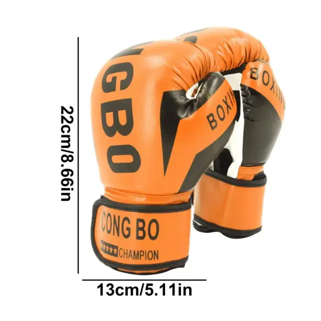 Luvas de Boxe Ajustáveis e Confortáveis para Crianças - Protetores de Mão Pretos e Ideais para Lutas