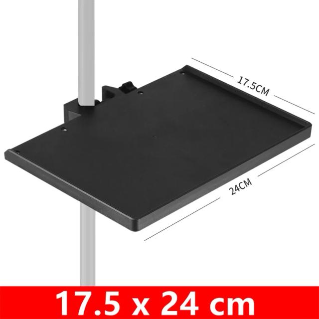 Suporte Universal para Microfone com Bandeja para Cartão de Som e Acessórios de Estúdio
