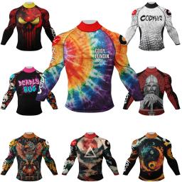 MMA treinamento Rash Guard para homens, produtos esportivos interessantes, compressão JJ, Jiu Jitsu Fitness, camisas de boxe, BJJ, treinamento de ginástica - Image 4