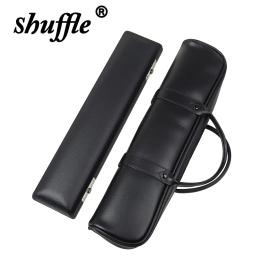 Couro impermeável Flauta Bag, tampa portátil, saco de transporte, preto, alça, instrumento, flauta Acessórios, 16 buracos - Image 1