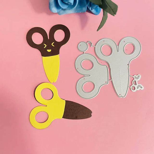 Ferramenta de Corte Tesoura para Scrapbook e Artesanato em Papel com Relevo - Ideal para DIY e Cartões Personalizados