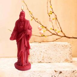 Molde de vela de jesus, silicone orgânico, moldes de jesus para resina 3d, molde de páscoa, aromaterapia, pingente de gesso, molde de fabricação de sabão para - Image 5
