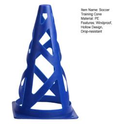 Cone de treinamento de futebol à prova de vento anti-rachamento oco 23cm esportes marcador cones balde marcador equipamento de futebol - Image 5
