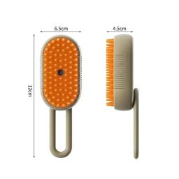 3 em 1 escova de massagem para animal de estimação, escova de vapor para cão e gato, para remover o cabelo do cão - Image 6
