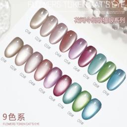 5ml cerâmica suave gato gel magnético unha polonês cristal luar gato olho gel polonês cetim espelho efeito espumante verniz de unhas - Image 4