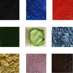 Pigmento de cor sob esmalte cerâmico de 23 cores, faça você mesmo, pintado à mão, médio e alta temperatura, pó de cor ecologicamente correto 50g - Image 1