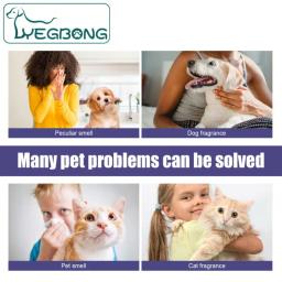 YEGBONG-Spray Desodorizante Pet, Remove o Cheiro de Odor, Prevenir Inseto, Desodorante Vegetal Natural, Pet Supplies, 60ml - Image 4