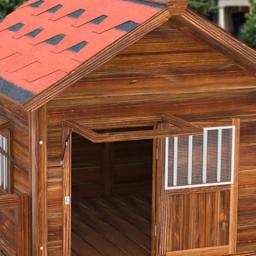 Outdoor Prefab Madeira Camping e Pet Products Crate Acessórios, Large Dog Crate Suprimentos, vivo Nicho Pour Chien, RR50HK - Image 5