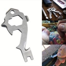 1pc ferramenta de sobrevivência multifuncional com abridor de garrafa chave, portátil para acampamento ao ar livre piquenique viagem - Image 5