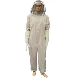 Terno de apicultura profissional com luva de couro, Abelha ventilada de corpo inteiro, Roupa de proteção, Roupa de segurança agrícola - Image 2