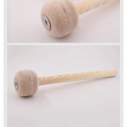 Percussão espuma malho com cabo de madeira, bumbo stick, instrumentos musicais acessórios - Image 4