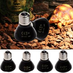 Lâmpada de calor cerâmica infravermelha para répteis, lâmpadas de aquecimento pretas, anfíbios, tartaruga, cobra, ninhada - Image 1