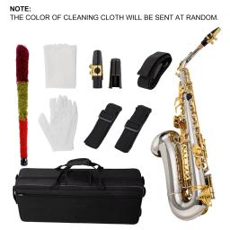 E-Drop Saxofone Alto para Crianças, Grau de Desempenho, Teste Iniciantes, Instrumento de Sopro, Conjunto Completo Acessórios - Image 6