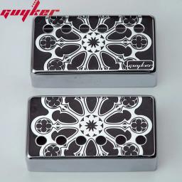 Guyker-Humbucker Captador Capa para Guitarra Elétrica, Ponte Cupronickel e Pescoço Pickups Frame Set, Pole Spacing, 50mm e 52mm, LP - Image 1