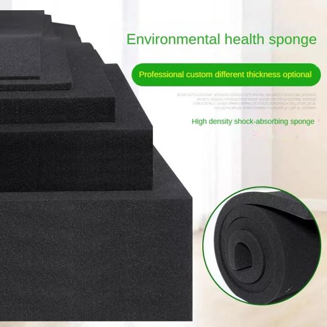 200cm almofada de esponja de alta densidade folha de espuma absorvente de choque placa de esponja cortável para caso duro sombra caixa de ferramentas forro de espuma preenchida