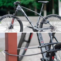 ROCKBROS-Fechaduras Estilo Chinês Bicicleta, Forma de U, Cadeado Scooter Elétrico, Anti-Theft Bike Lock Cable Set, MTB Road Bike Acessórios - Image 5