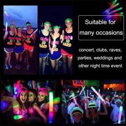 Espuma Glow Sticks Led Multi-color Eletrônico Light Up Sticks Fontes do partido para a festa Casamento Aniversário Concerto Natal - Image 3