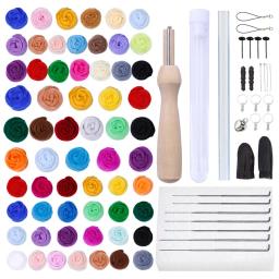 Iniciante Lã Felting Tool Kit com Almofada de Espuma para Artesanato DIY, Multi-Color Quilting Acessório, Sentiu Agulha - Image 1
