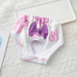 Fralda de cachorro confortável com forro acolchoado, calça menstrual pet absorvente, padrão dos desenhos animados, fraldas para prevenção de confusões - Image 5