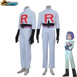Anime cosplay traje para adulto equipe foguete jessie musashi james kojirou halloween cosplay traje conjunto completo traje - Image 3