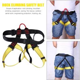 Arnês De Escalada Ao ar livre, Cinto De Segurança Metade Do Corpo, Equipamento De Sobrevivência Aérea, Suporte De Cintura Profissional - Image 4