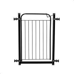 Cercas de segurança pretas para animais, jardinagem, proteção de portões, bebê, cachorro, gato, coelho, 69 a 84 cm, criança - Image 3