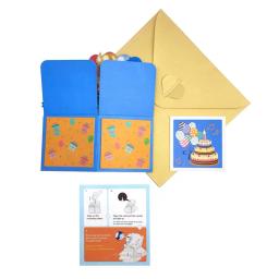 Cartão do feliz aniversário com vela luz e música, a pilhas, surpresa 3D, cartão pop-up, presentes originais para ele e ela - Image 4