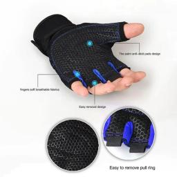 Luvas de levantamento de peso fitness, Luvas de ginástica para homens e mulheres, Treinamento de musculação, Exercício esportivo, Ciclismo - Image 5