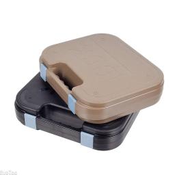 Tático glock 17 43 caso de arma dura pistola caixa transporte segurança multifuncional portátil abs revista coldre profissional - Image 2