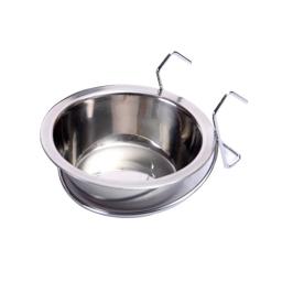 Aço inoxidável pendurado pet tigela, gaiola, alimentador para médio e grande cão, caixa, comida e água, acessórios para animais, casa, gato e cachorro - Image 3
