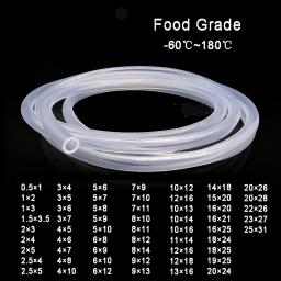 Tubo macio transparente claro da bomba do aquário da tubulação da tubulação do silicone do alimento seguro flexível para a cerveja/bebida/leite/água 0.5mm id 25mm id - Image 2