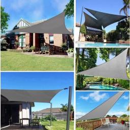 Impermeável ao ar livre toldo Oxford pano, Protetor solar Anti-UV, Capa de chuva para jardim, Pátio, 300D, 3x3m, 3x4m, 2x3m - Image 6