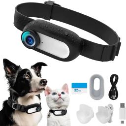 Dog Tracker Collar com registros de vídeo, Acessórios Pet, Collar Outdoor Wireless, No WiFi Necessário, Sport Camera - Image 2