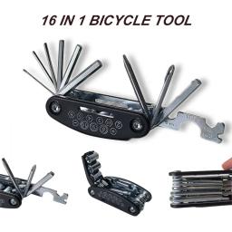 16 em 1 chave multiuso portátil para mountain bike e motocicleta, ferramentas de reparo - Image 1