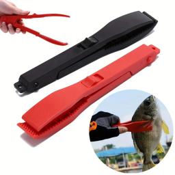 Clipe de peixe de pesca multifuncional controlador de mão ferramenta de equipamento de pesca corpo aperto braçadeira pinça grabber com interruptor de bloqueio - Image 1