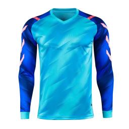 Uniformes de goleiro de proteção para crianças dos homens camisa de futebol camisas protetor de esponja treinamento de futebol goleiro roupas impressão - Image 1